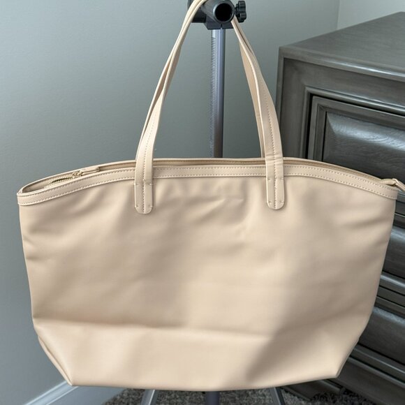 Lulu Dharma Camel Vegan Leather Tote - Picture 7 of 14